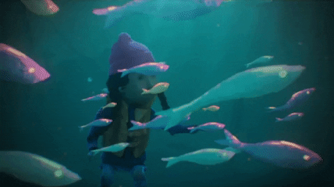 coldplay giphyupload girl life sea GIF