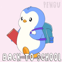Learn Back To School GIF by Pudgy Penguins