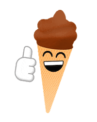 happy ice ice Sticker by Hennig-Olsen Is