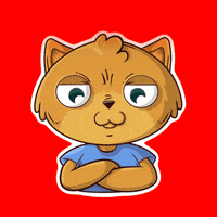 mografic_ cat rage gato anger GIF