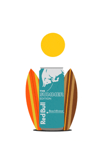 redbull summer drink red sun GIF