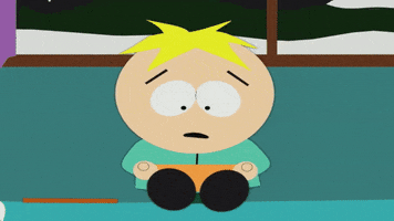 scared butters stoch GIF by South Park 