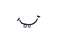 Happy Grin Sticker