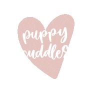 Puppy Cuddles Sticker by Simple & Sentimental