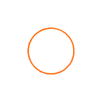 i-pointing orange circle powerpoint presentationdesign Sticker