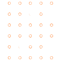 i-pointing orange dots powerpoint presentationdesign Sticker