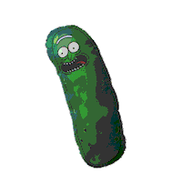Pickle Rick Sticker by This is Feliz Navidad