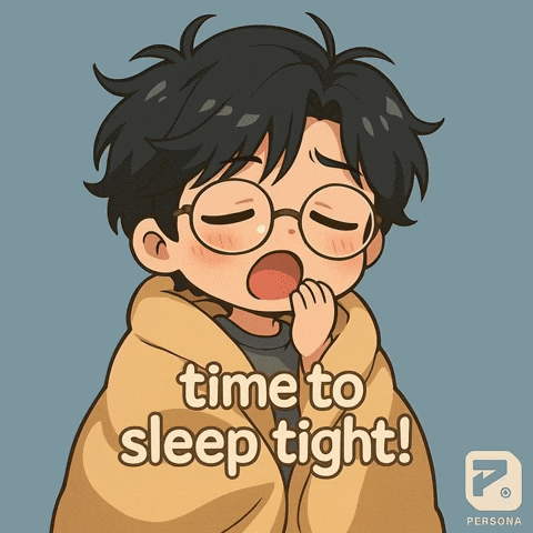 Yawning Good Night GIF by Persona