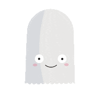 byminujarte love ghost nerd comic Sticker