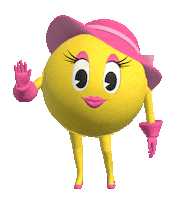 Video Games Hello Sticker by PAC-MAN™