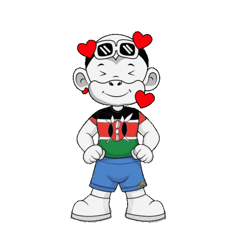 Kenya Sticker by Zhot