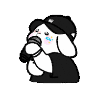 MRLB_AKJJ 캐릭터 귀여운 wonho 토끼 Sticker