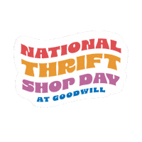 Shopsecondhand Ntsd Sticker by GoodwillIntl