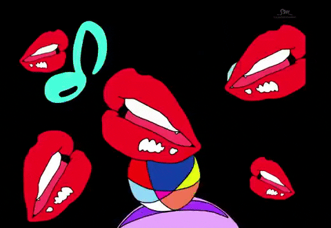 Lips Korean GIF