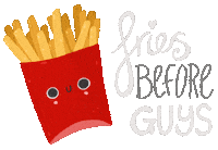Fries Chips Sticker