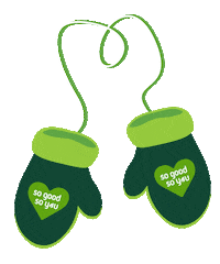 Heart Winter Sticker by So Good So You