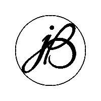 jbloomdesigns logo black jb jbloom Sticker