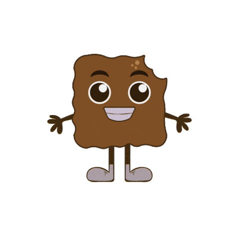Dansbites sad crying yummy chocolate Sticker
