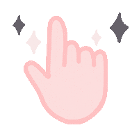New Post Hand Sticker by Naima Giovannini