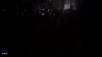 Kyiv Residents Navigate Dark During Widespread Blackout