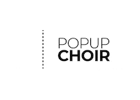popupchoir event ticket zingen popup choir Sticker