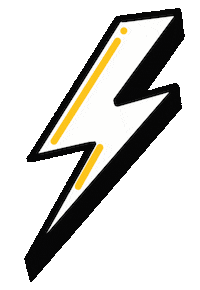 Bolt Lightening Sticker by OMY Nails