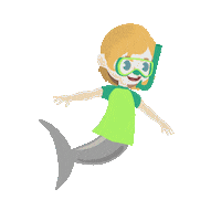 Swim Shark Sticker