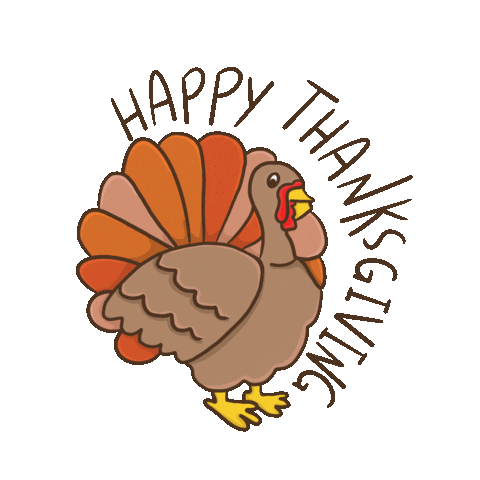 Thanksgiving Turkey Sticker