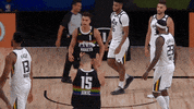 High Five Nba Playoffs GIF by NBA