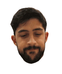 funny face beard Sticker by fulgura-films