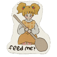 Valentines Day Eating Sticker