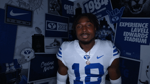 Byu Football GIF by BYU Cougars
