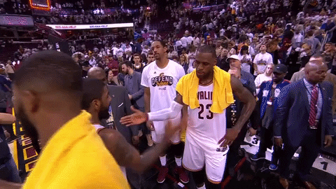 cleveland cavaliers kyrie GIF by NBA