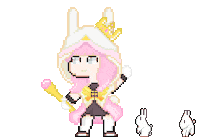 Queen Bunny Sticker
