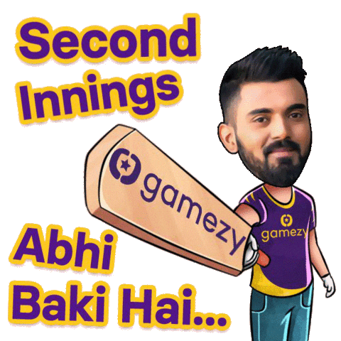 gameskraft game ball cricket shot Sticker