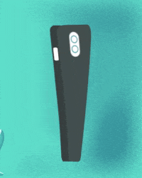 Mobile Phone Flip GIF by studioclip.fr