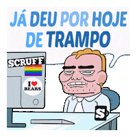 Scruffbrasil Sticker by SCRUFF