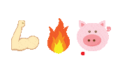 Chicharron Kinkinkin Sticker by Hugo Pork