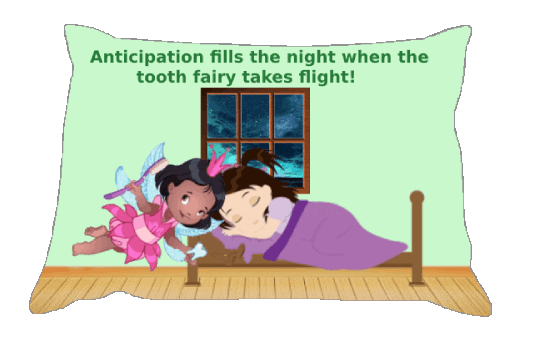 Sleepy Tooth Fairy Sticker