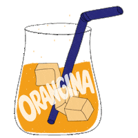 summer orange Sticker by Krombacher