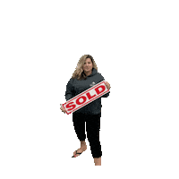 Real Estate Sold Sign Sticker by The Peggy Hill Team