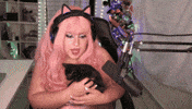 Black Cat Good Luck GIF
