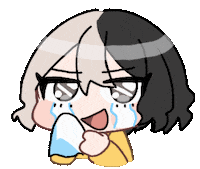 Happy Cry Sticker