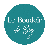 Logo Sticker by Le Boudoir Du Biz