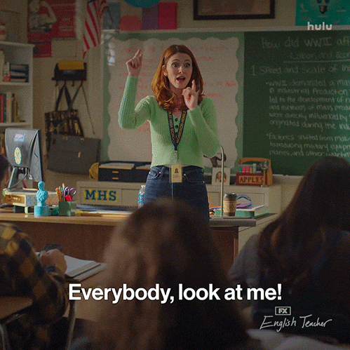 Look At Me School GIF by English Teacher FX