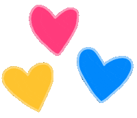 Love Is Love Hearts Sticker by Rainbow Brains