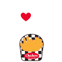 i love you fries Sticker by Checkers & Rally's