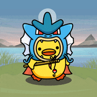 digitalducks stabby quacks cartoon duck digital ducks GIF