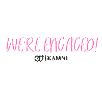 designsbykamni diamond ring engagement engaged Sticker