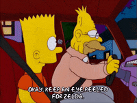 happy bart simpson GIF